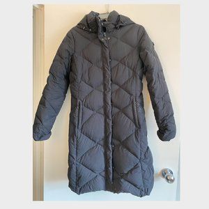 North Face 600 Fill Down Long Black Parka Puffer